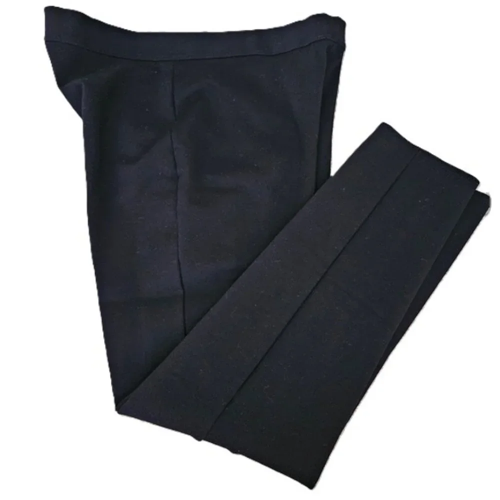 MAX STUDIO black L pants stretch EUC elastic pull on dress casual office Large